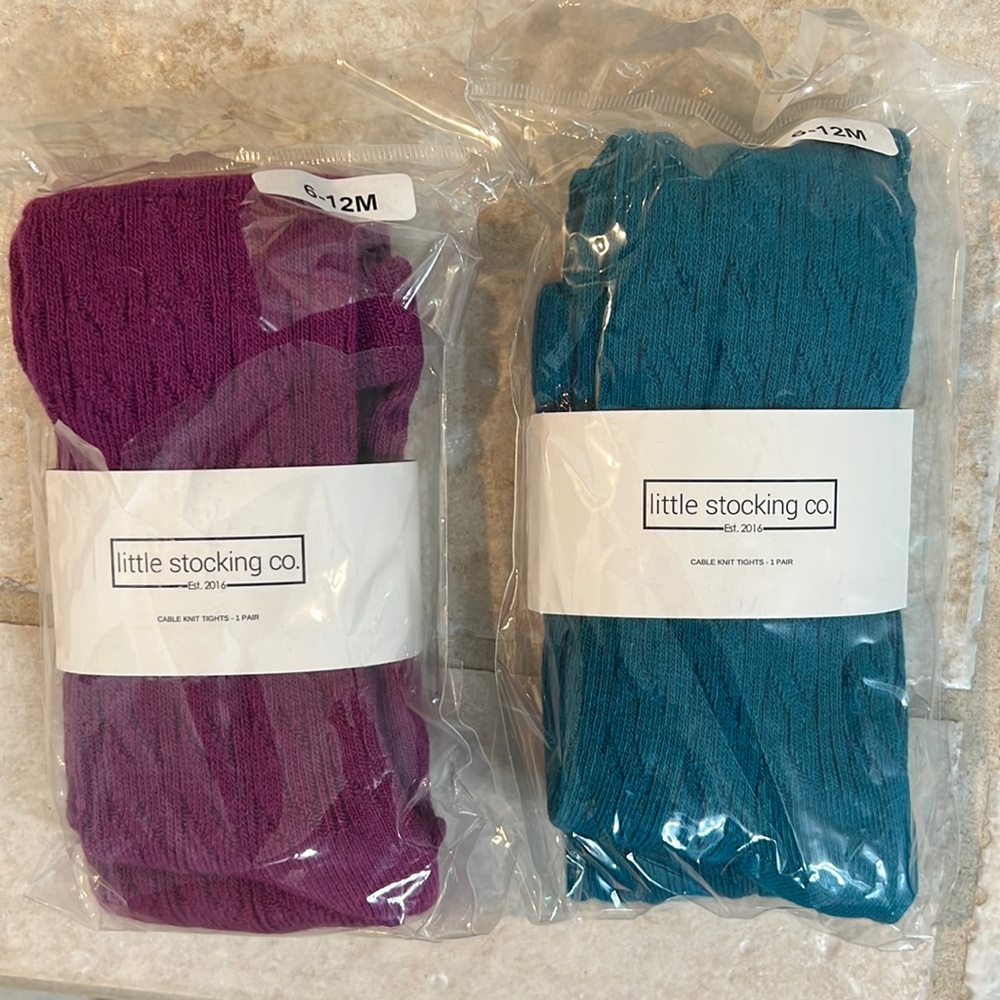 Little Stocking Co., Cable Knot Tights